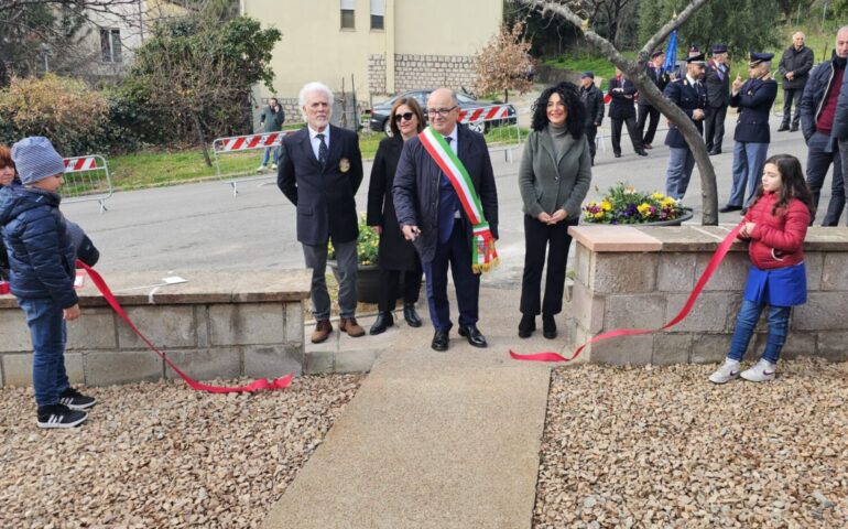 Urzulei: inaugurate la nuova area attrezzata di Santu Ormai e la targa in ricordo dell’agente Luca Tanzi