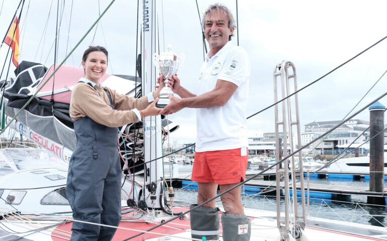 Andrea Mura sale sul podio della Global Solo Challenge 2023/24