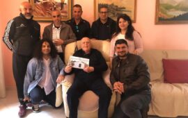 Tortolì, il Comitato di San Lussorio in festa per il compleanno del socio storico Mimì Iacono