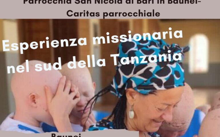 A Baunei una due giorni di solidarietà e beneficenza per i progetti missionari nel sud della Tanzania