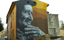 “Domani”, il nuovo bellissimo murale di Mauro Patta dedicato ai centenari