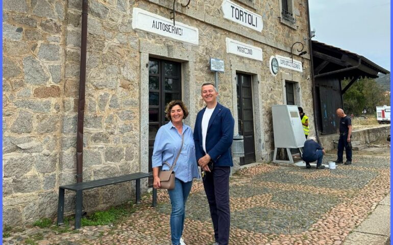 Trenino Verde, il sindaco Ladu inaugura la tratta Arbatax-Lanusei