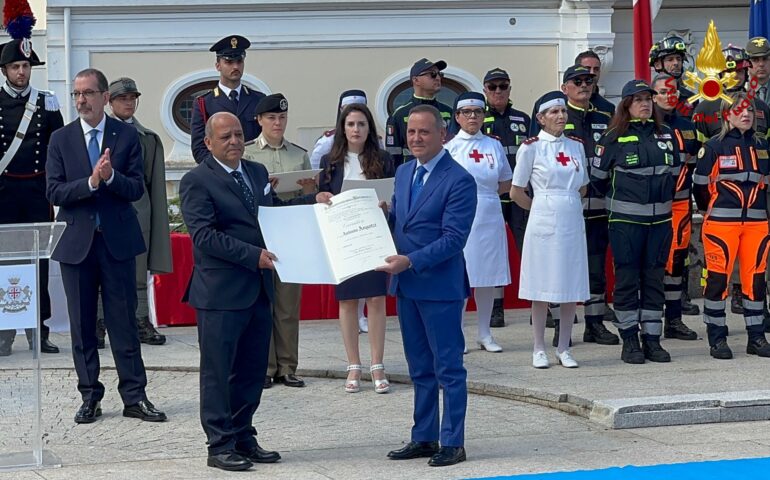 40 anni di servizio valoroso: Antonio Angotzi nominato Cavaliere della Repubblica Italiana