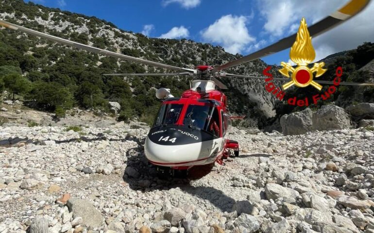 Persi a Su Gorropu: turisti tedeschi recuperati dai Vigili del Fuoco