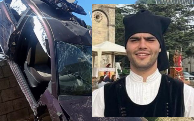 Francesco Pintore aveva solo 22 anni: il ragazzo è morto oggi nel tragico incidente di Thiesi