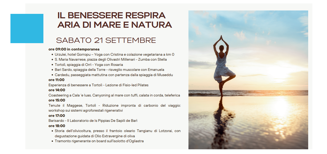 world wellness weekend in ogliastra