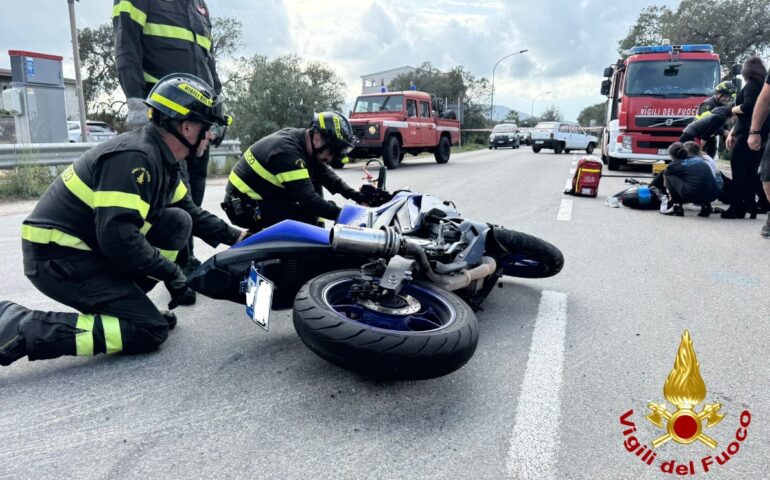 Scontro tra auto e moto a Tortolì