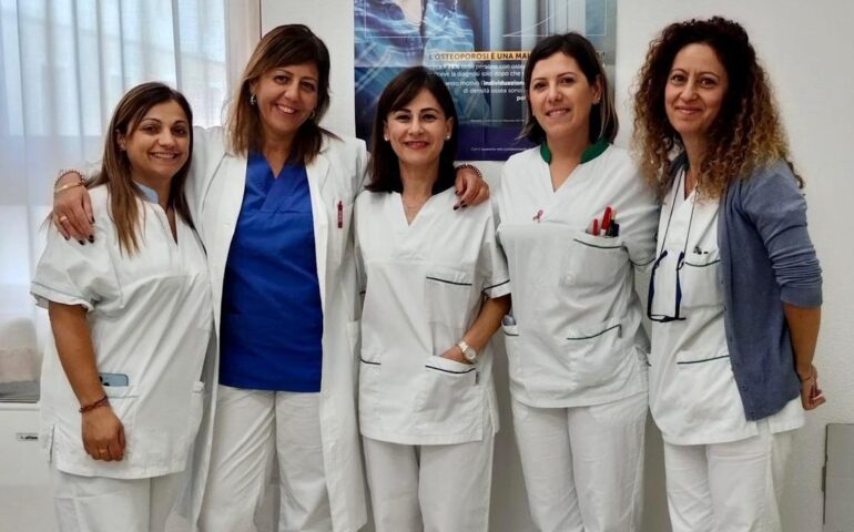 Equipe Giornata osteoporosi Casa di Comunita nuoro