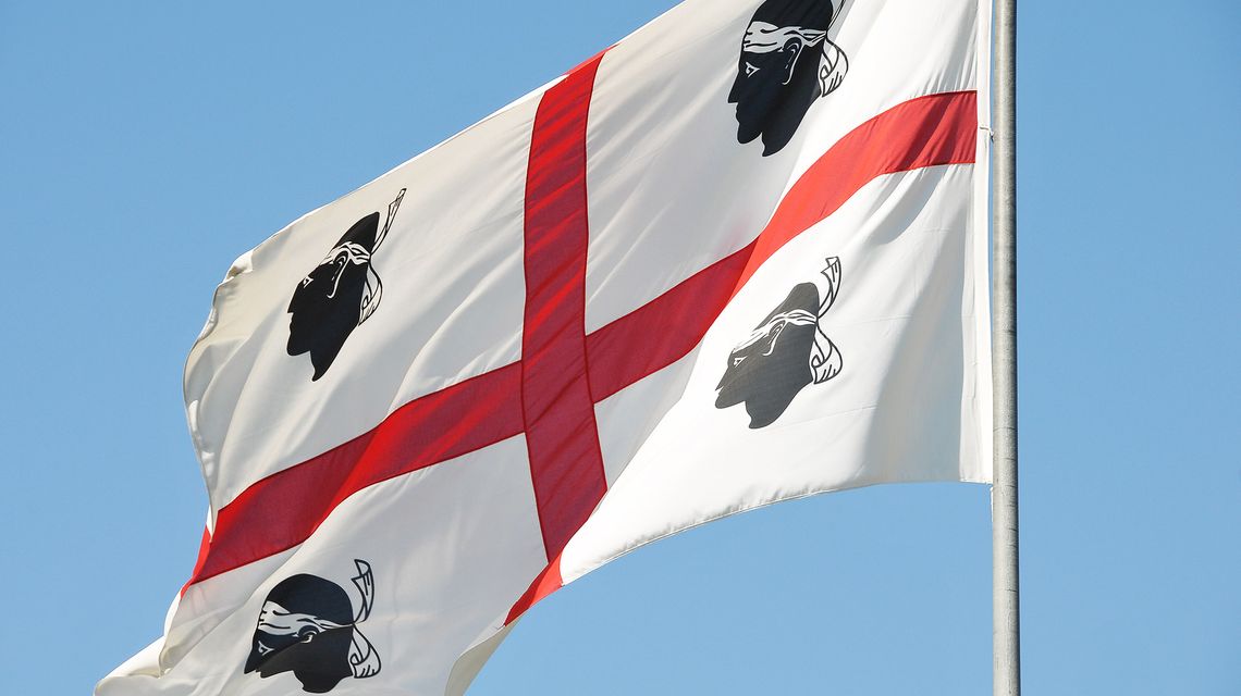 La bandiera della Sardegna