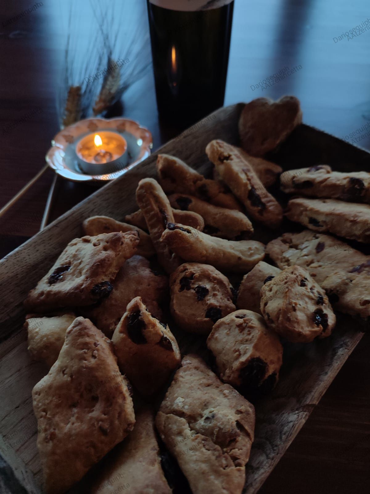 is pabassinas, dolci tipici sardi