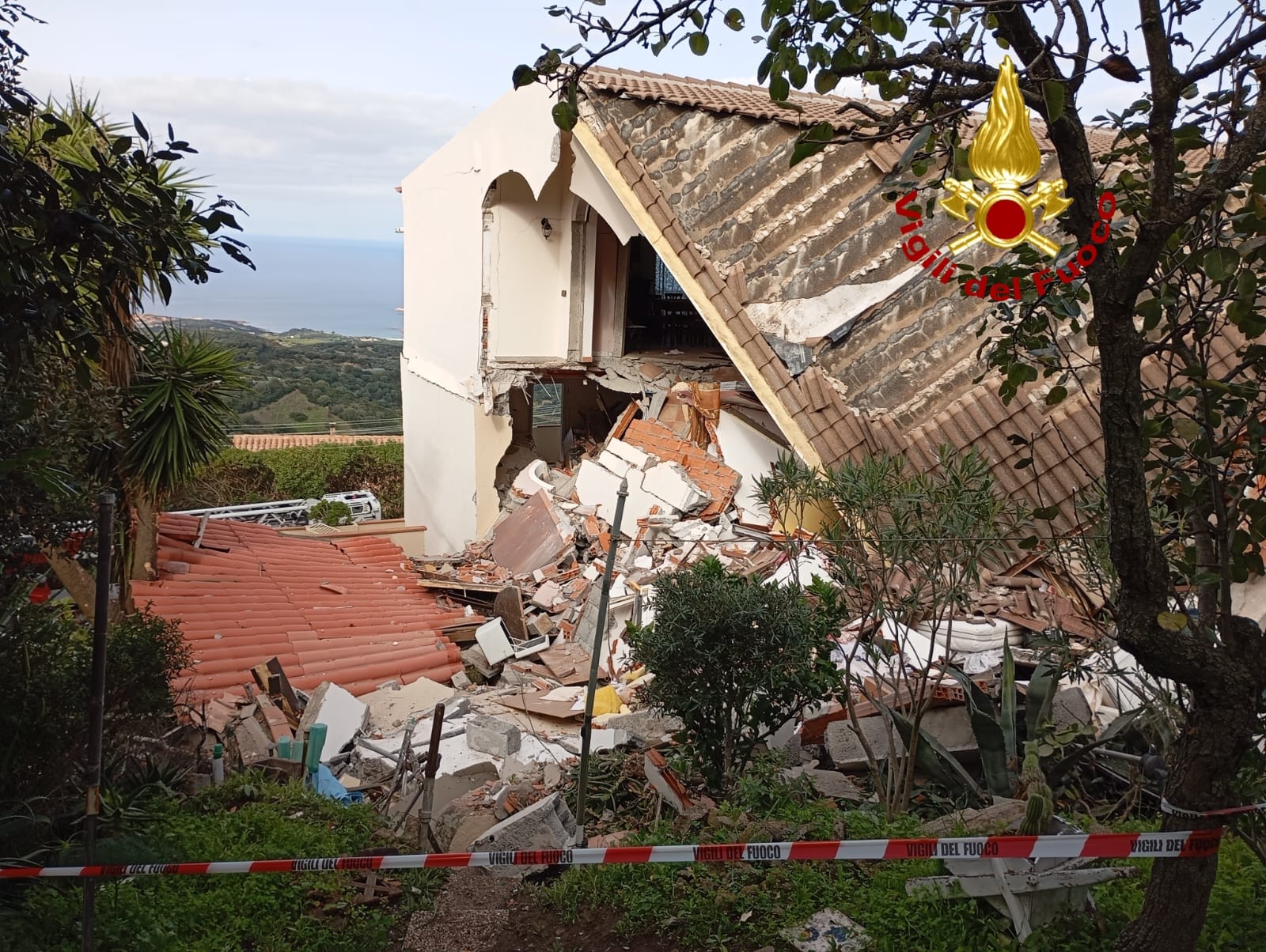 esplosione in una casa a Tempio