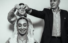 Ricostruzione matrimonio anni 50 a Ittiri, Sardegna