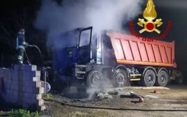 incendio a siniscola