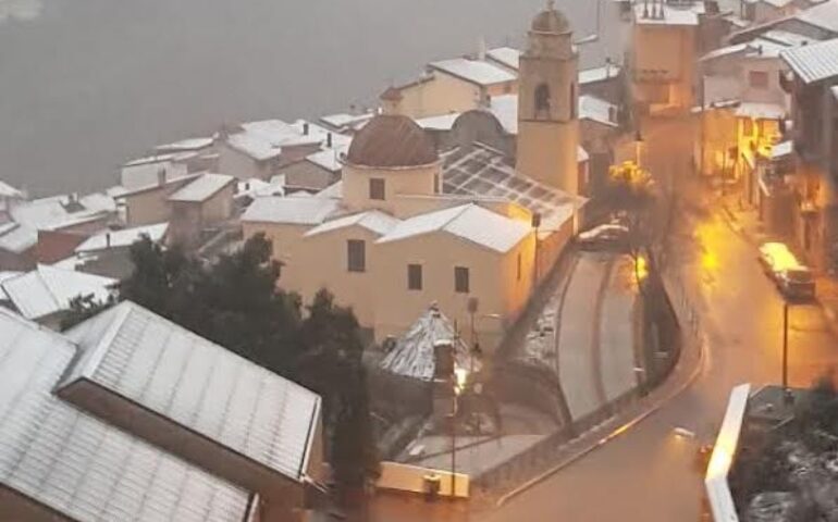 Desulo sotto la neve