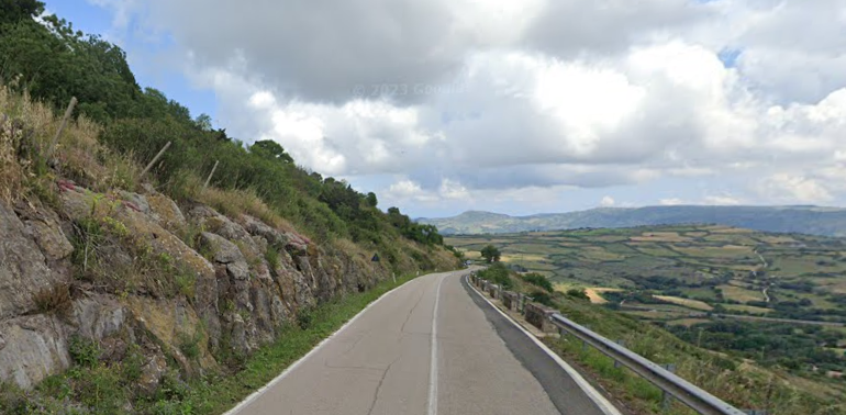 Strada provinciale che da Sennori porta a Osilo