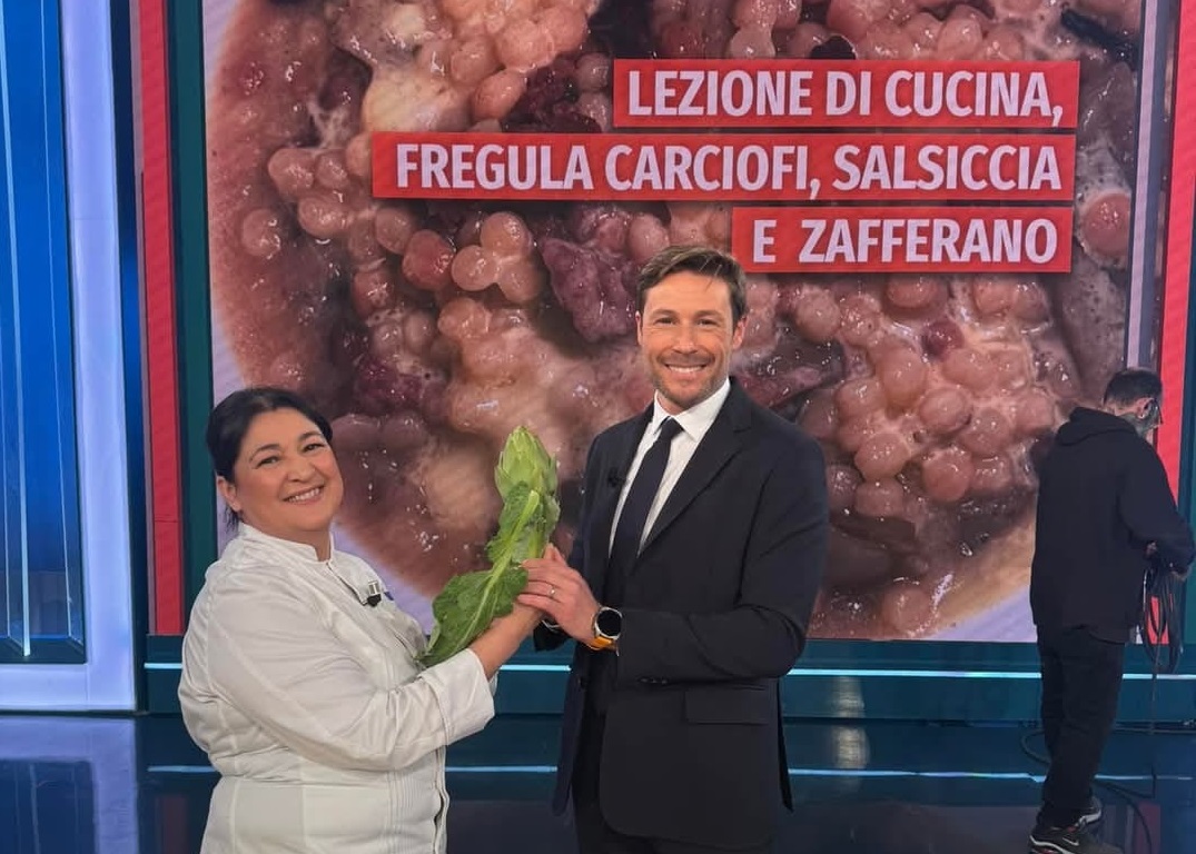 La chef Vitalia Scano a Uno Mattina
