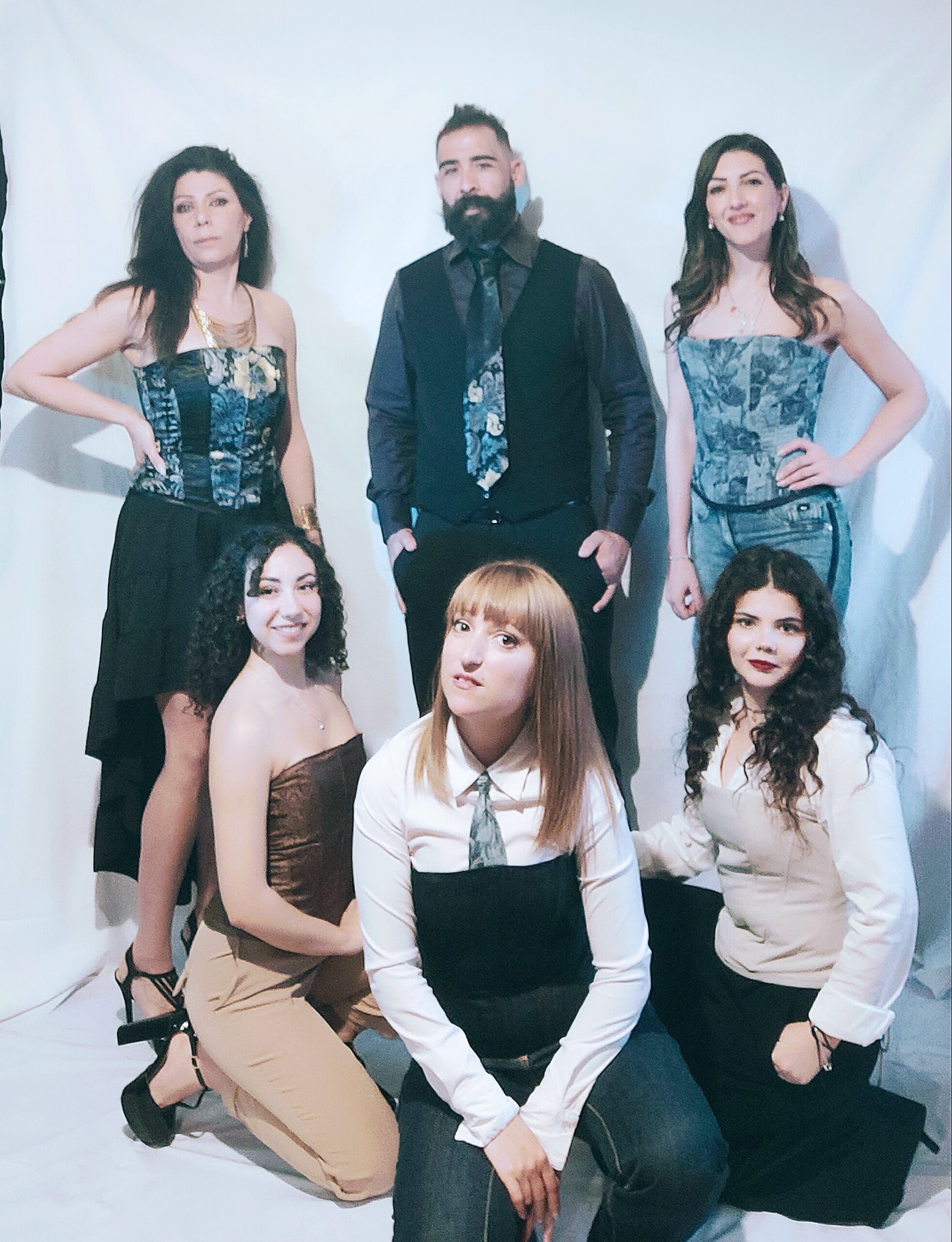 Silvia Blumenthal con i suoi modelli