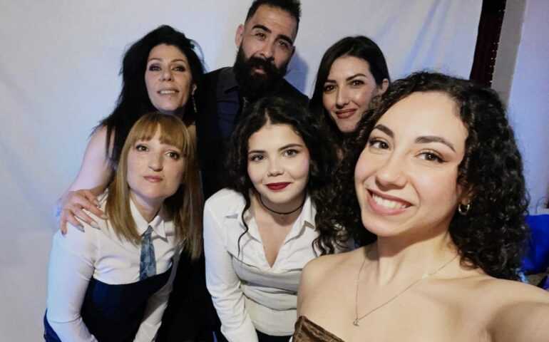 Silvia Blumenthal con i suoi modelli