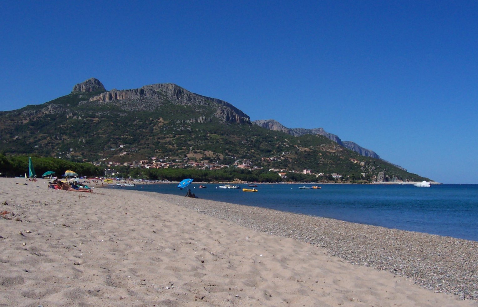 La spiaggia di Tancau