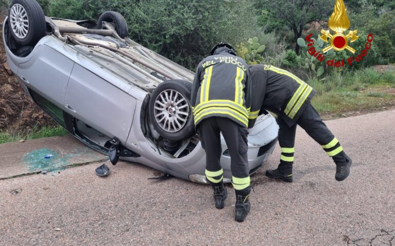 Incidente tra Villagrande e Tortolì PH Vigili del fuoco