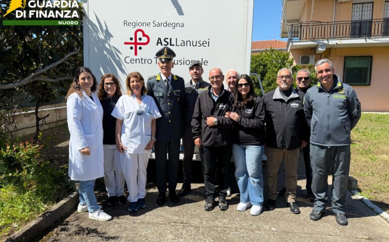 Donazione Sangue a Tortolì, Guardia di Finanza