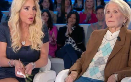 Valeria Marini con la madre