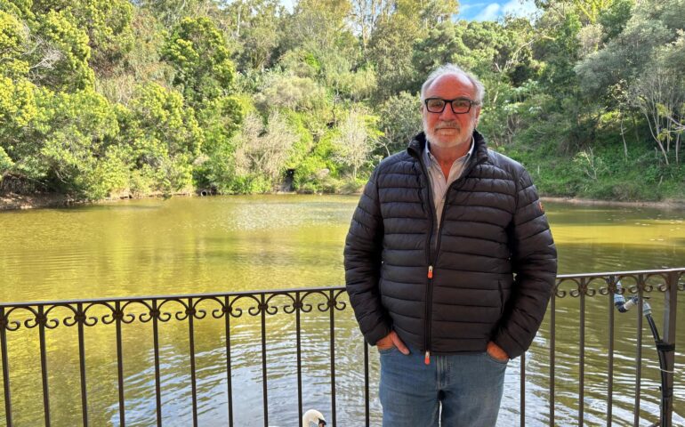 Giorgio Mazzella all'Arbatax Park Resort durante la nostra intervista