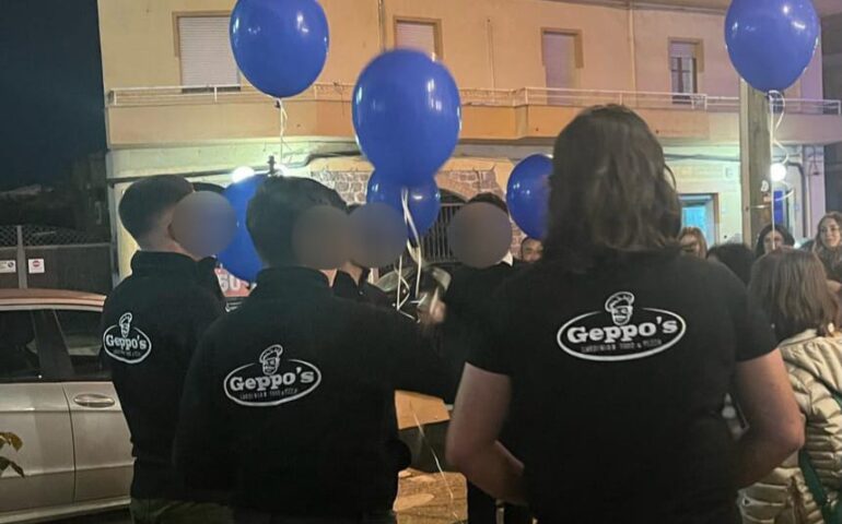 Un momento della serata da Geppo's