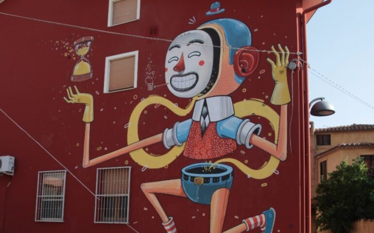 Il Funambolo fatto da Mister Thoms a Tortolì