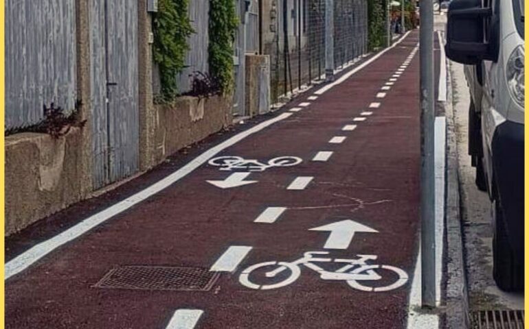 Tortolì: completato un nuovo tratto di pista ciclabile lungo via Generale Tosciri