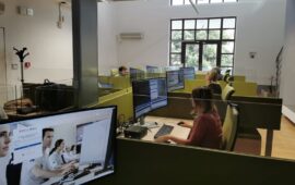 La centrale operativa del Nea 116 117