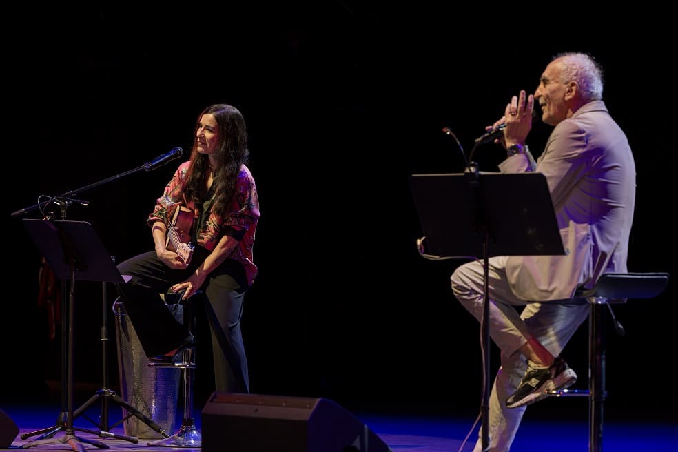 Paola Turci e Gino Castaldo • credits Fabio Benato