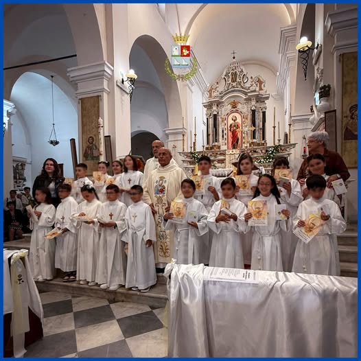 Tortolì, festa per la Prima Comunione dei bambini della Parrocchia di Sant’Andrea