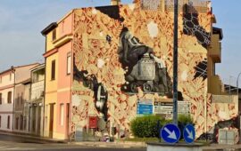 Il nuovo murale di Guspini racconta la lotta dei minatori di Montevecchio