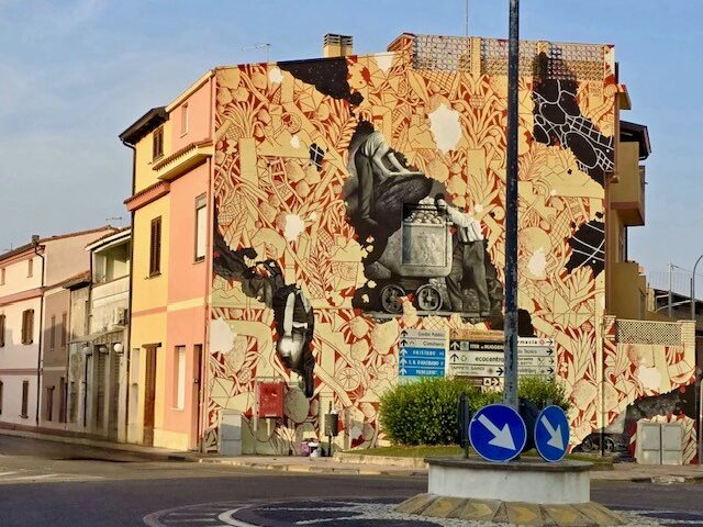 Guspini, Murale CRISA e Skan