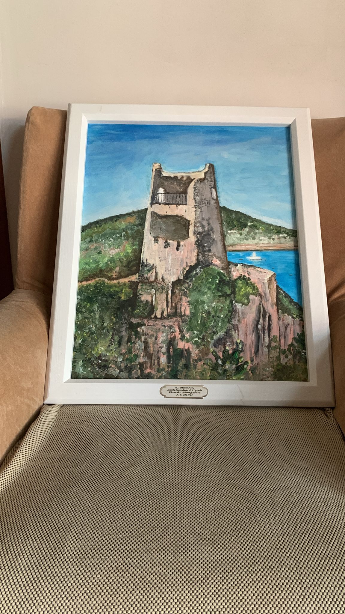 Il quadro regalato all'amministrazione