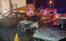 Attentato incendiario nella notte a Siniscola: in fiamme un’autocarrozzeria