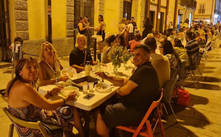 Cena condivisa dedicata a Sant’Anna e ai culurgionis, foto di una passata edizione