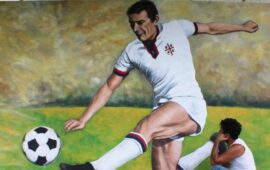 murale gigi riva gairo