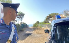 campeggio abusivo sequestrato a foxi manna