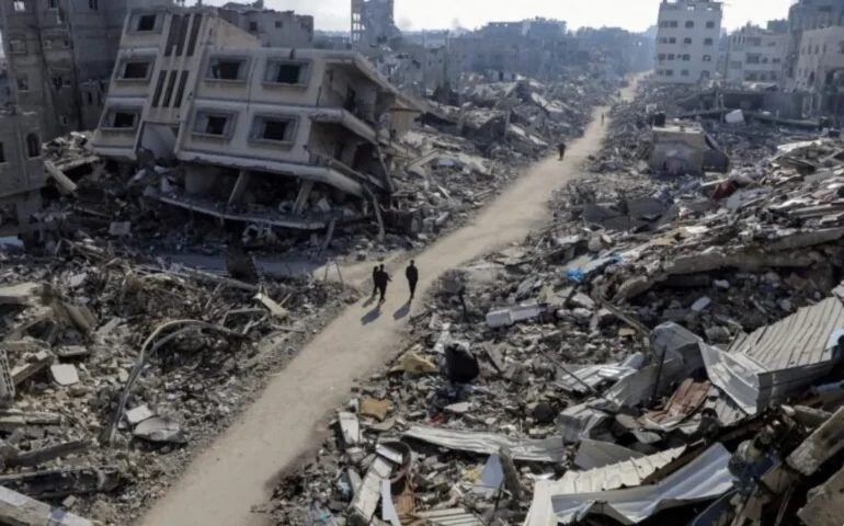 Gaza distrutta
