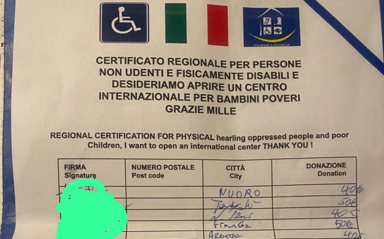 Tentata truffa a Santa Maria Navarrese: due donne fingono raccolta fondi per persone sorde