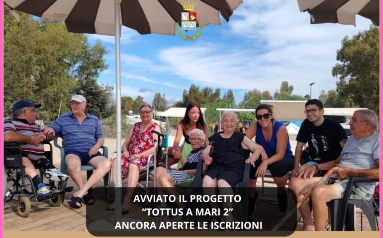 Al via “Tottus a Mari 2”: tre settimane di mare e benessere per i cittadini più fragili di Tortolì