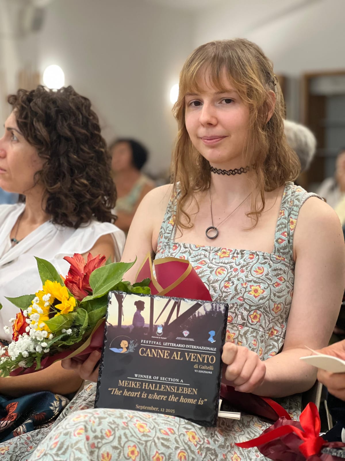Meike Hallensleben, vincitrice sezione racconti in lingua italiane e inglese