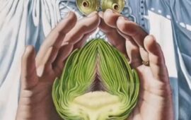 Un cuore verde che batte nel murale al centro di un paese sardo: dove ci troviamo?