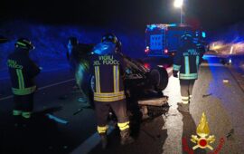 Incidente sulla SS389: auto si ribalta, ferito un cinquantenne di Talana