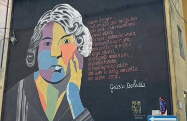 Murale Grazia Deledda Macomer PH Michela Girardi
