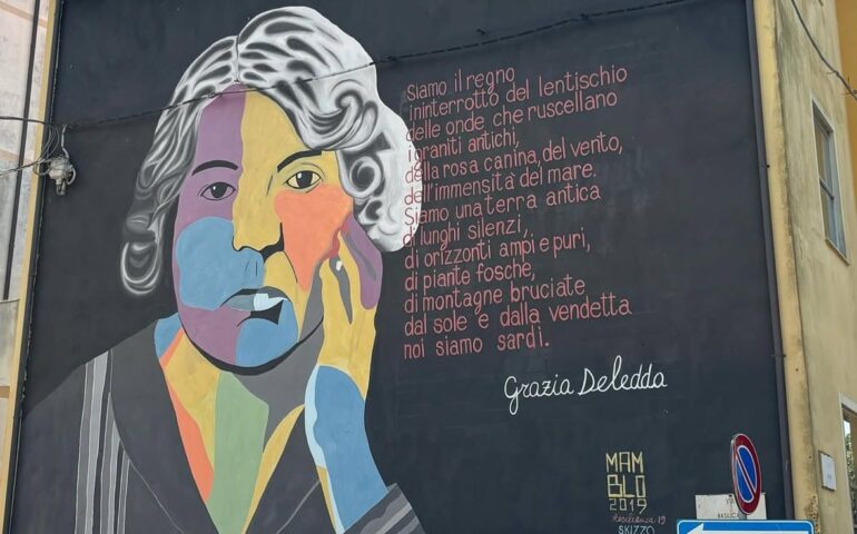 Murale Grazia Deledda Macomer PH Michela Girardi