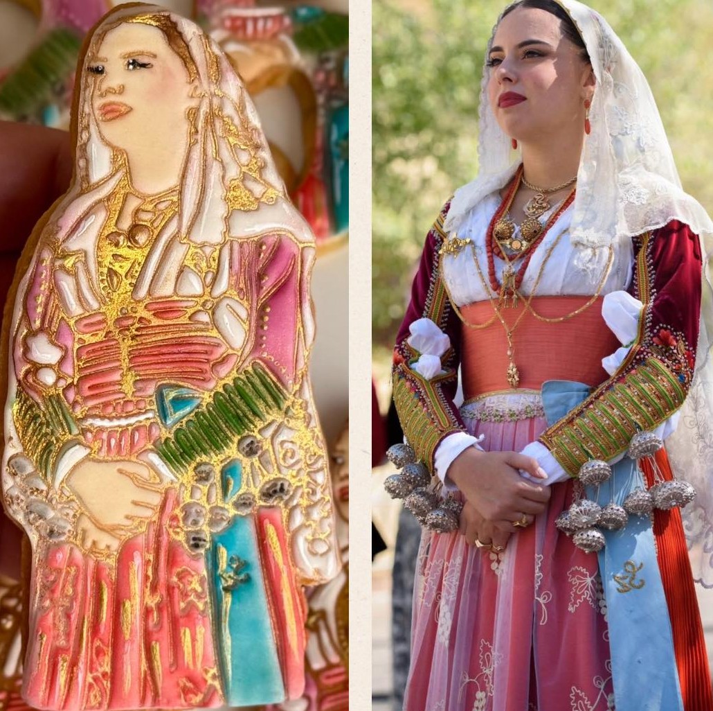 biscotti abito tradizionale sardo