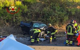 Terribile schianto frontale a Nuoro: 10 persone ferite, 5 in codice rosso in gravi condizioni